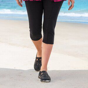 Earth Origins Carissa 2015S Black Suede Slip On Shoes Comfy Travel Walking 10M**